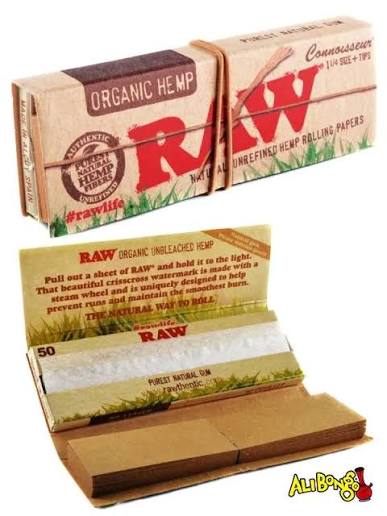 RAW Organic Hemp Slim Rolling Papers